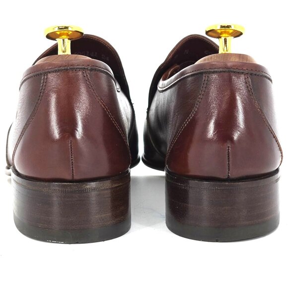 NEW Vintage Continentals Bally Swiss Dress Shoe 9 Brown Leather Loafer Old Stock main image 5